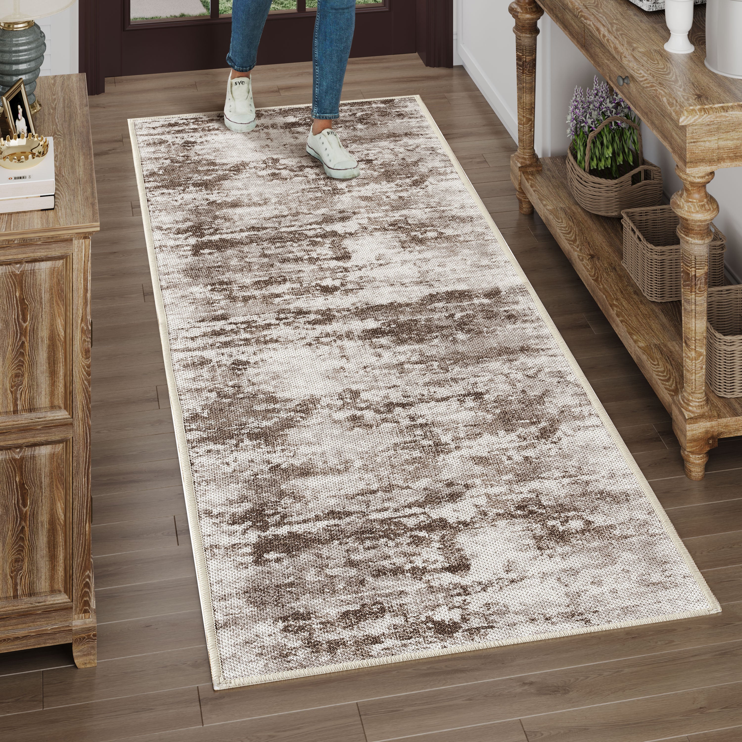 TTelephant Machine Washable Area Rug - Nina Brown – ttelephant
