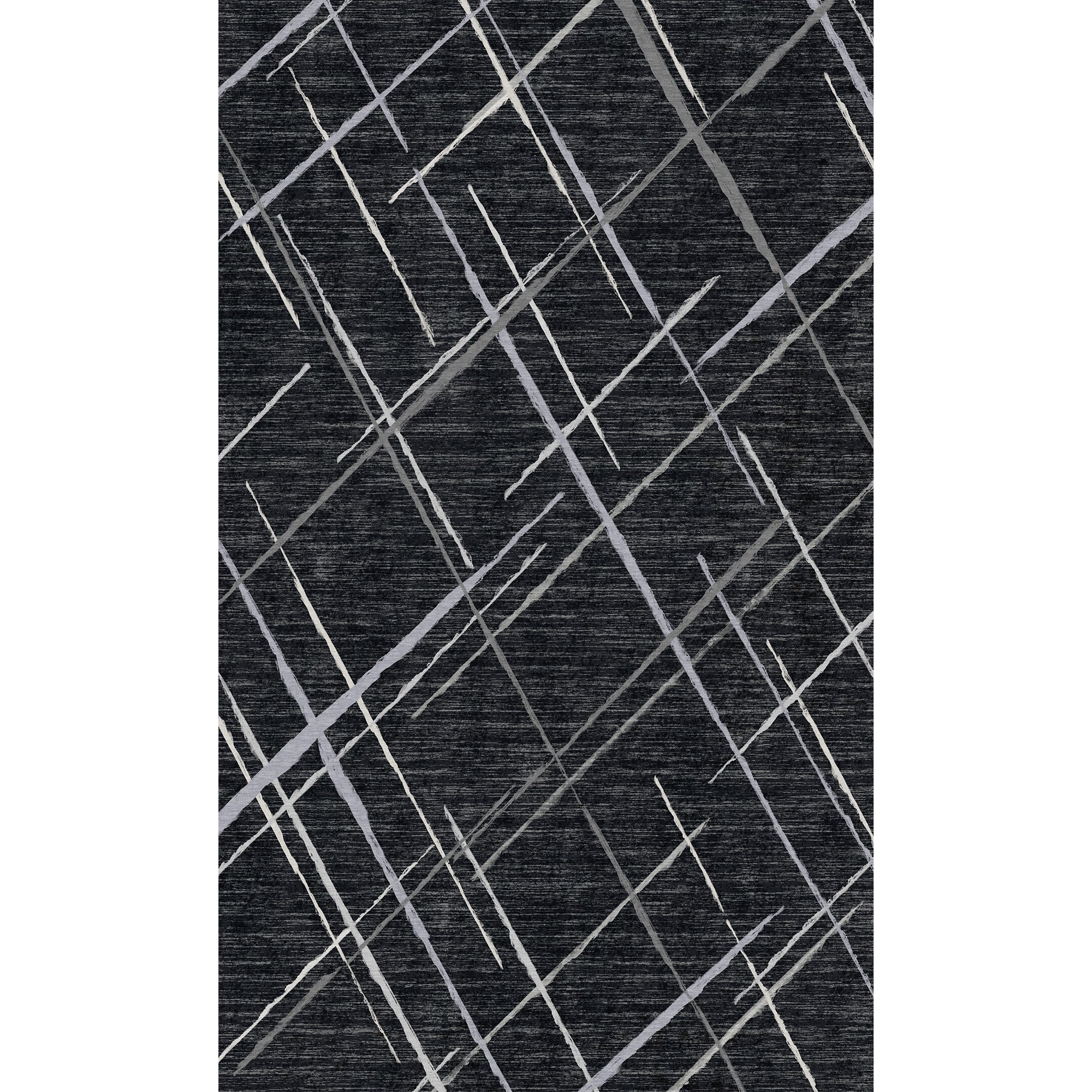TTelephant Machine Washable Area Rug - Leo Black – ttelephant