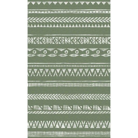 TTelephant Machine Washable Area Rug - Ale Green