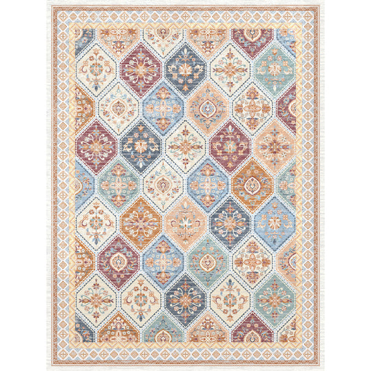 TTelephant Machine Washable Area Rug - P17